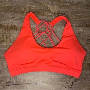 Balance Collection Neon Pink Sports Bra Size M